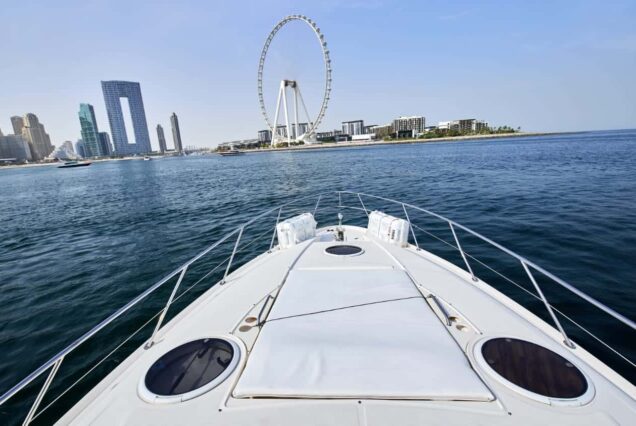 45ft Regal Yacht sunbed Dubai Marina