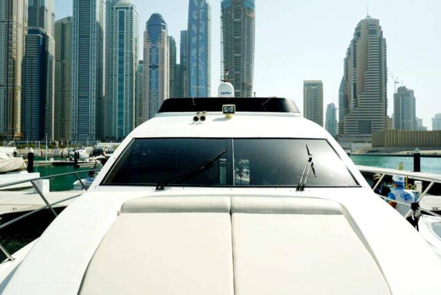 48ft Gulf Craft Yacht sunbed Dubai Marina