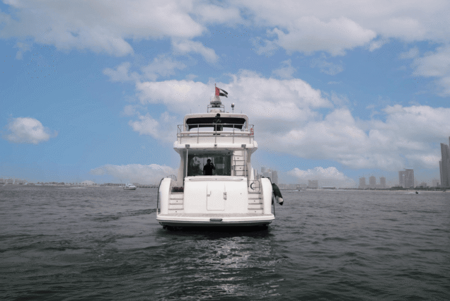 66ft Majesty Bella Vita swimming platform sea access Dubai Marina