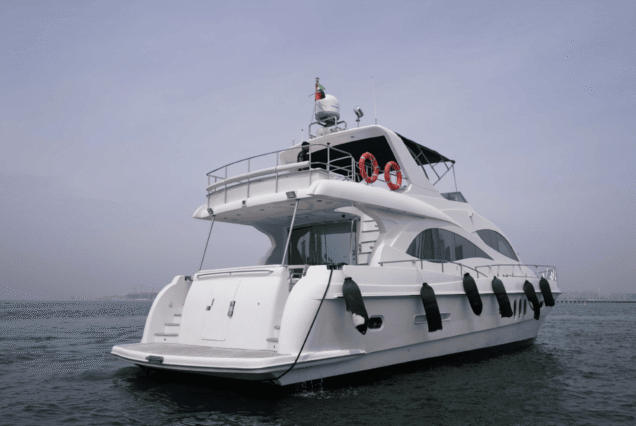 66ft Majesty Bella Vita swimming platform sea access Dubai Marina