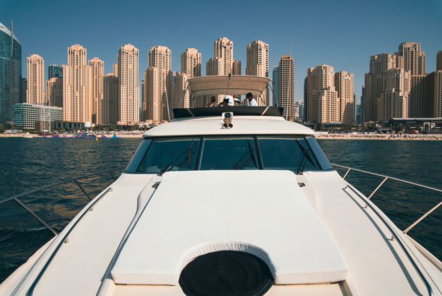 60ft Princess Yacht sunbed Dubai Marina