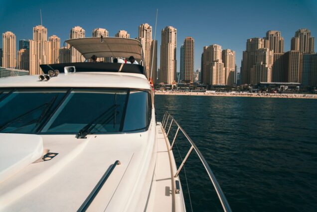 60ft Princess Yacht sunbed Dubai Marina