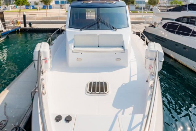 Hamdan 65ft Yacht sunbed Dubai Marina