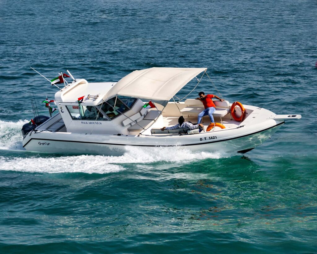 36ft Cruise Master Dubai available for charter in Dubai Marina