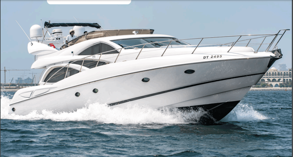 64ft Luxurious Sunseeker Dubai yacht rental