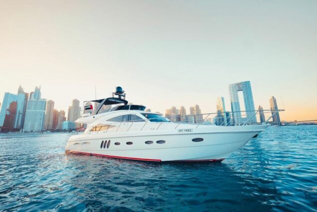 The 68ft Modern Yacht showcases a sleek and contemporary design, offering a stylish and luxurious charter experience.