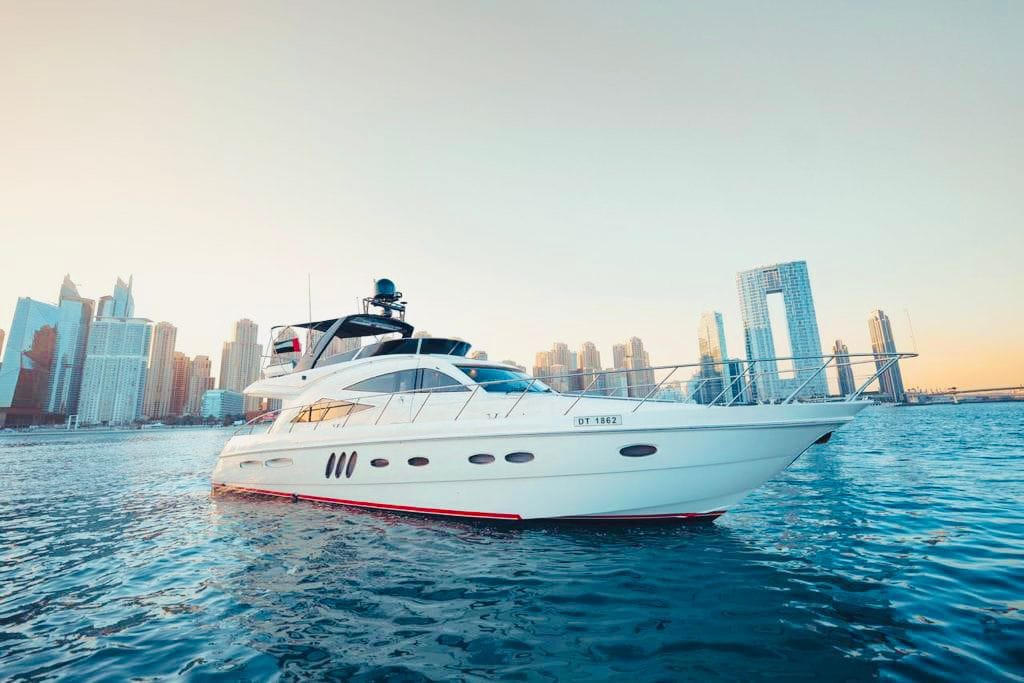 The 68ft Modern Yacht showcases a sleek and contemporary design, offering a stylish and luxurious charter experience.