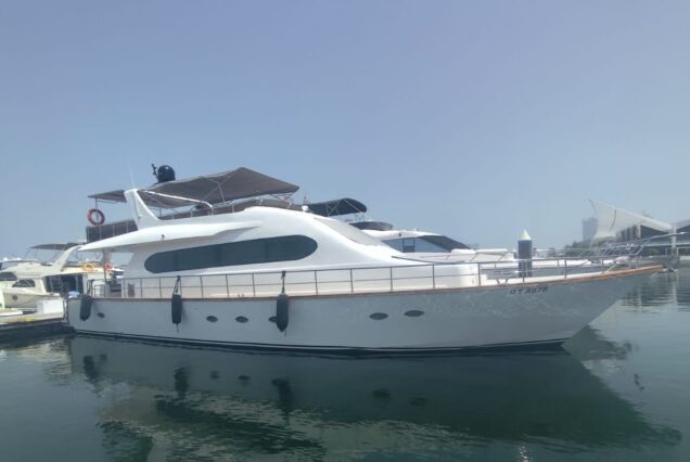 85ft Celebration Yacht Dubai luxury yacht available for unforgettable charter experiences