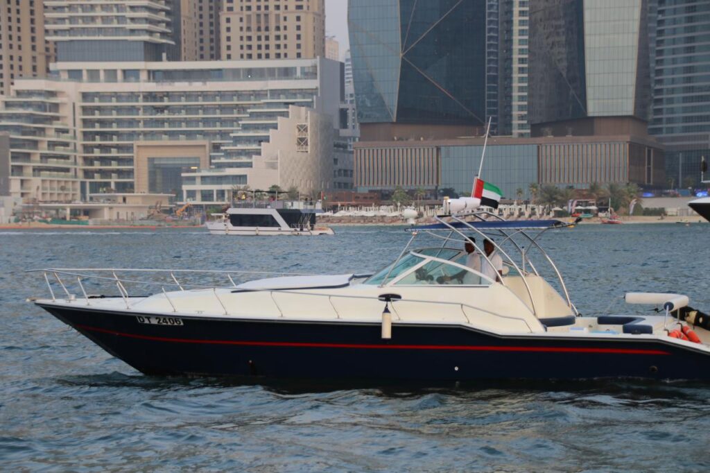 45ft Symphony Yacht Dubai available for charter in Dubai Marina