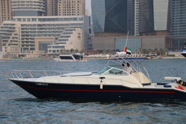 45ft Symphony Yacht Dubai available for charter in Dubai Marina