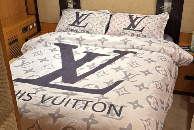 56ft Majesty A Class Yacht master cabin bedroom Dubai yacht rental