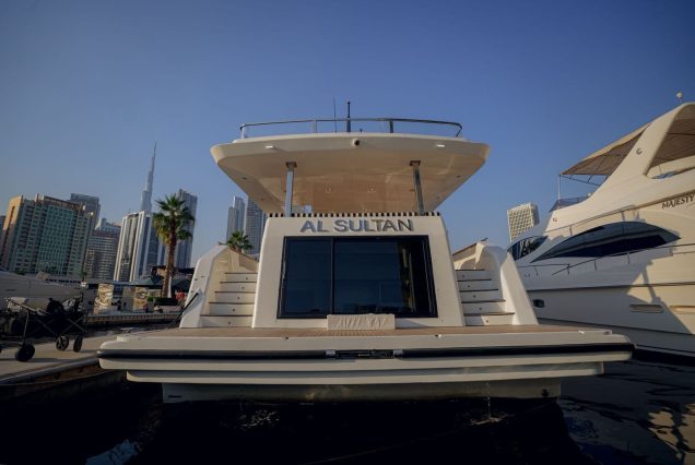 Duretti 80ft (New Brand 2025) Miami swim platform with easy access to the water