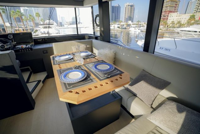 Duretti 80ft (New Brand 2025) Miami interior dining area perfect for meals and gatherings