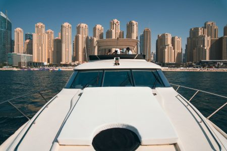 60ft Princess Yacht sunbed Dubai Marina