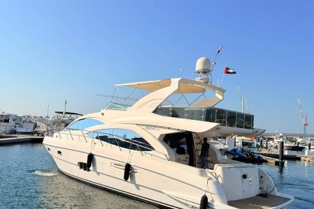 56ft Majesty A Class Yacht swimming platform sea access Dubai Marina